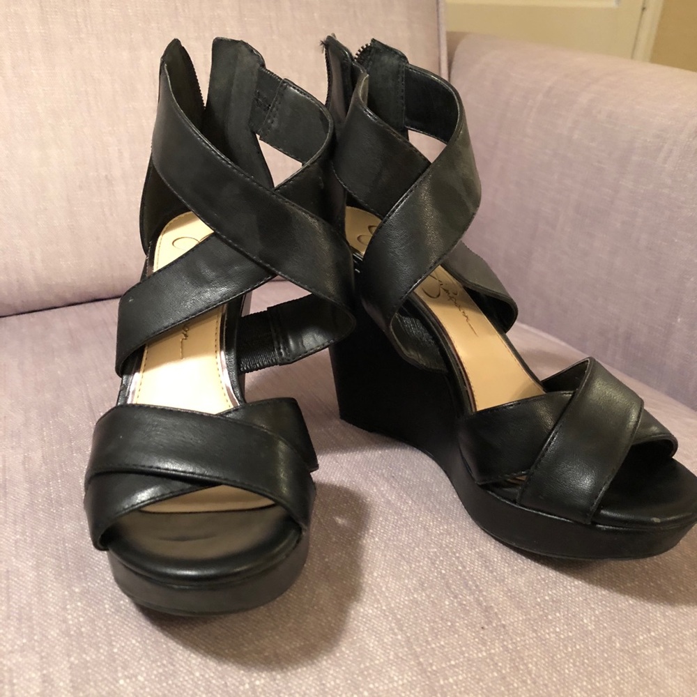 Jessica Simpson wedges